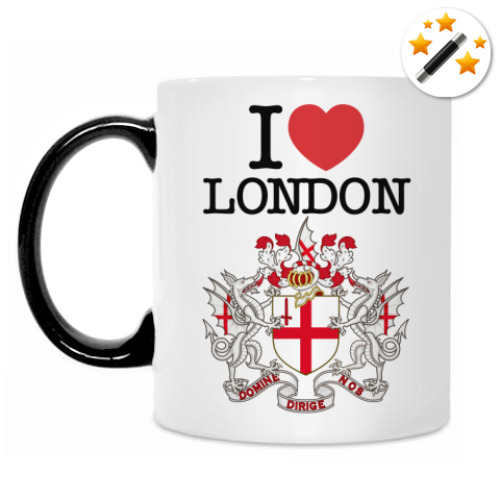 Кружка-хамелеон I Love London
