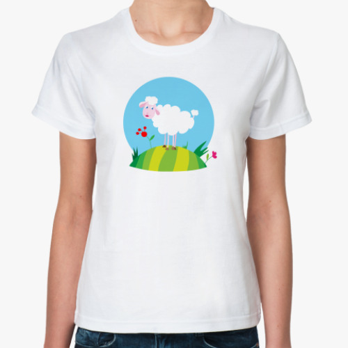 Классическая футболка овечка