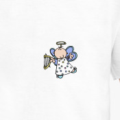 Принт Детская футболка Stedman/Fruit of the loom, белая