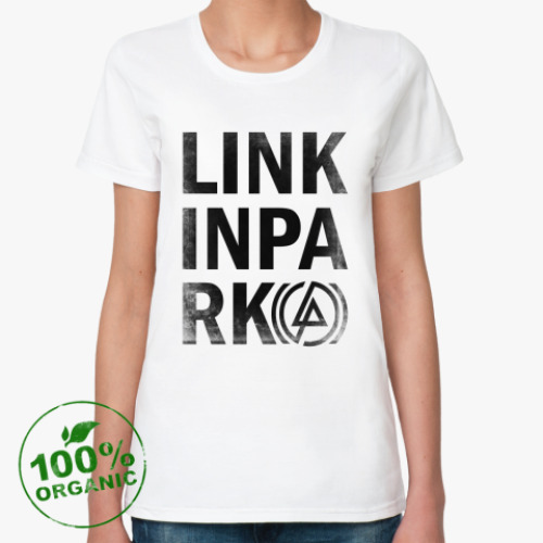 Женская футболка из органик-хлопка Linkin Park