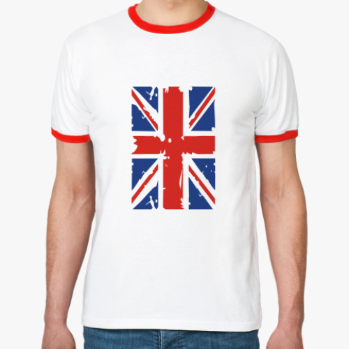 Футболка Ringer-T Британский флаг