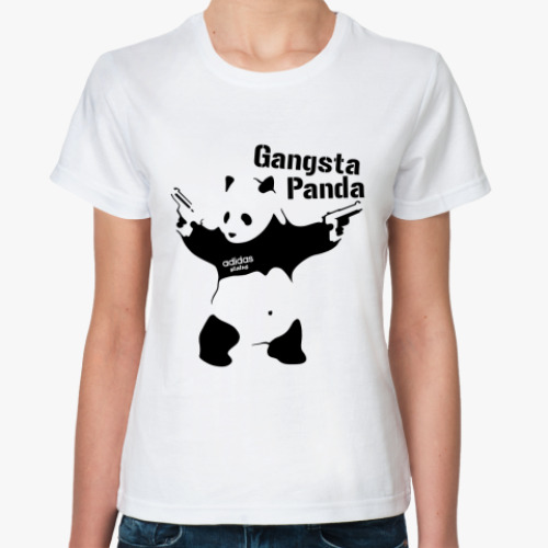 Классическая футболка Gangsta Panda