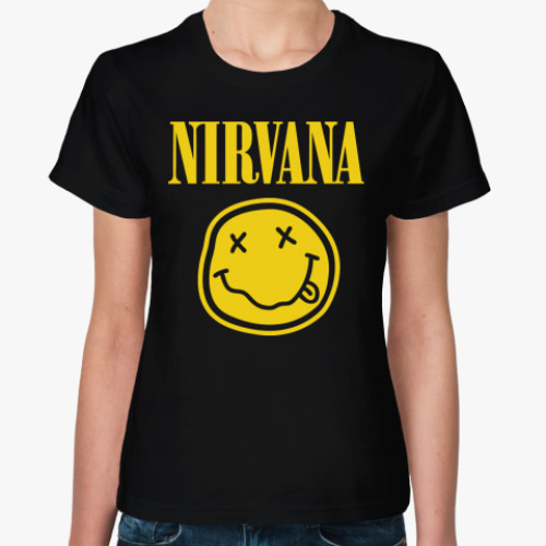 Женская футболка Nirvana