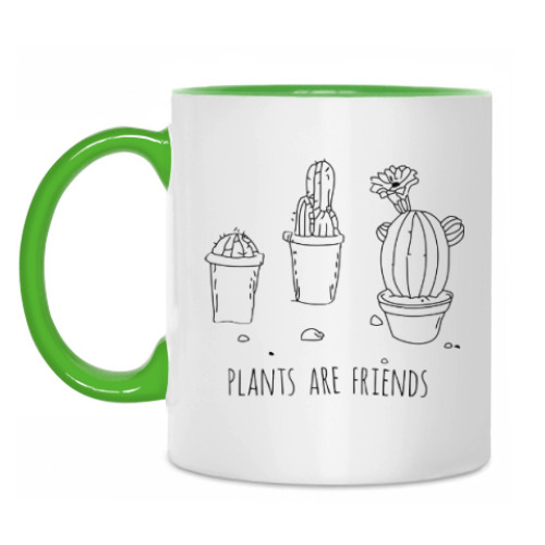Кружка Plants are friends