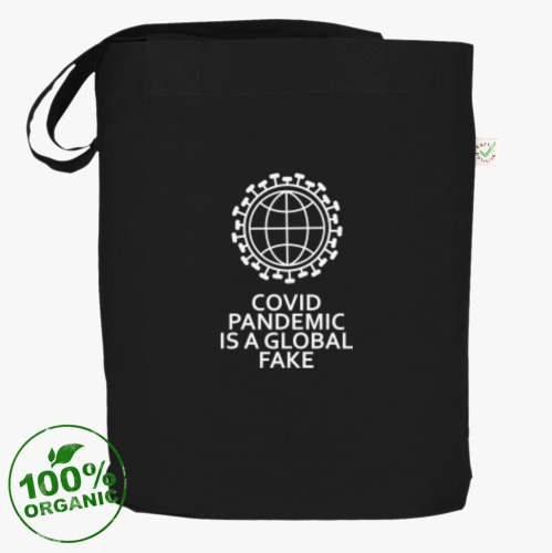 Сумка шоппер COVID pandemic - global fake