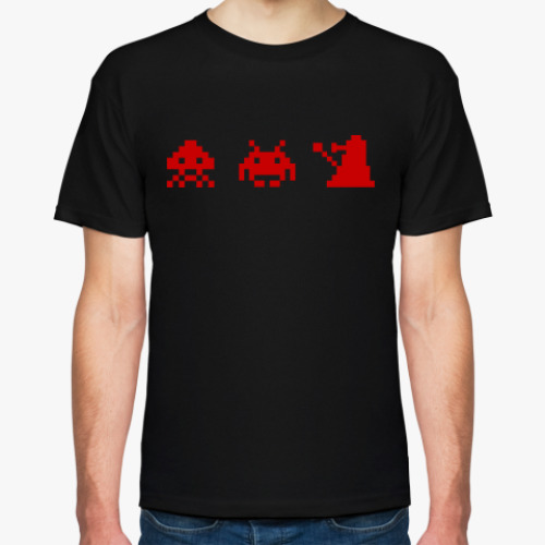 Футболка Dalek & Space Invaders