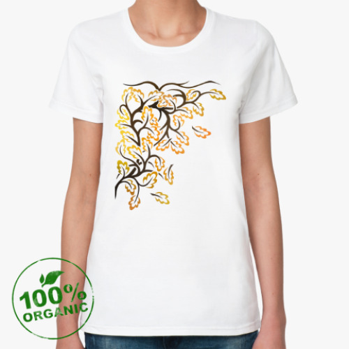 Женская футболка из органик-хлопка Осень