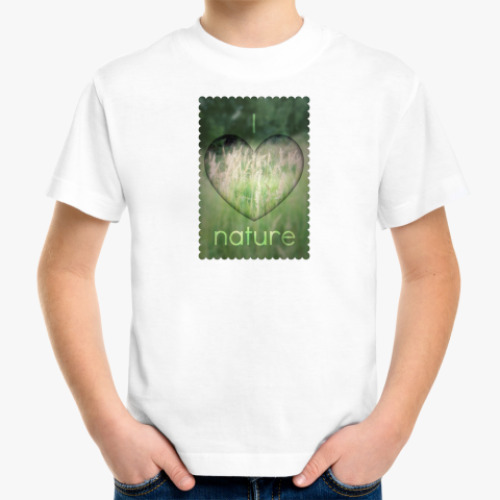 Детская футболка  I Heart Nature