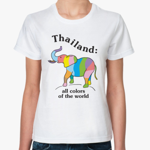 Классическая футболка Пусть Таиланд всегда будет с вами!