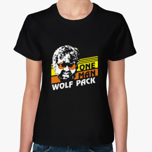 Женская футболка Wolfpack. Человек-волчья стая.