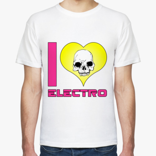 Футболка I love electro