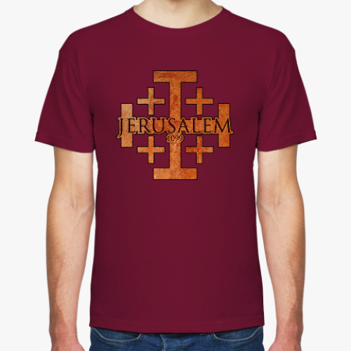 Футболка Иерусалимский крест / Jerusalem 1099