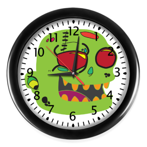 Настенные часы Zombie