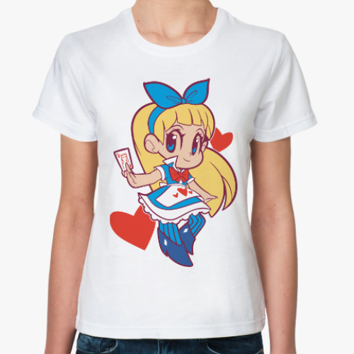 Классическая футболка Алиса в Стане Чудес