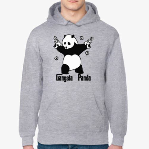 Толстовка худи Gangsta panda