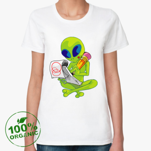Женская футболка из органик-хлопка НЛО