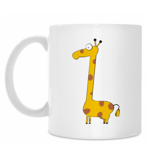 Кружка смешной жираф