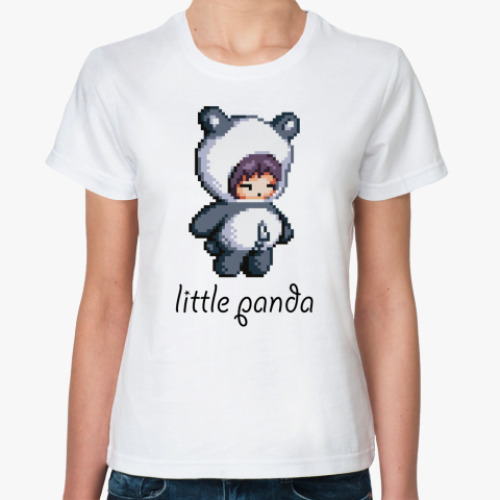 Классическая футболка  Little Panda