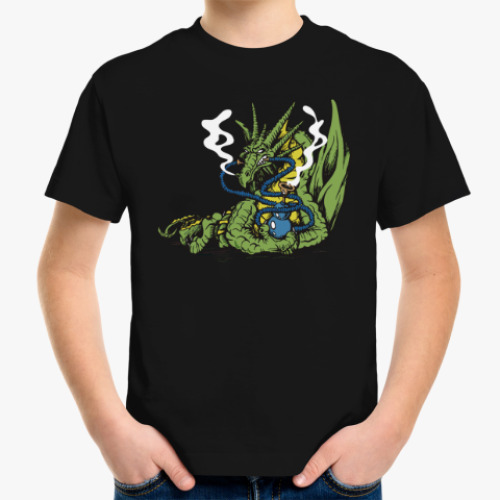 Детская футболка Smoking Dragon