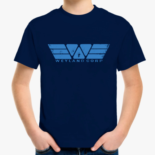 Детская футболка Чужой. Weyland-Yutani Corp