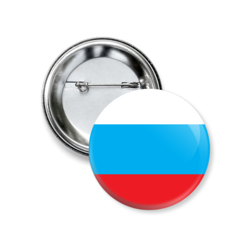 Значок 37мм  «РОССИЯ»