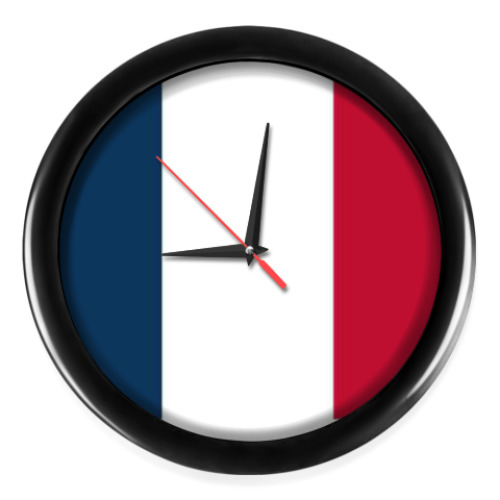 Настенные часы флаг Франции