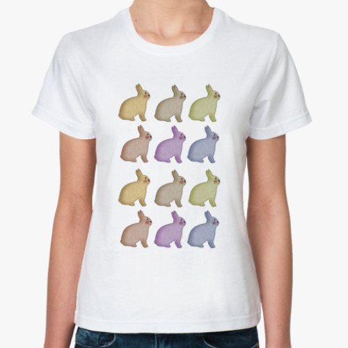Классическая футболка 12 кроликов
