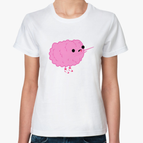 Классическая футболка zombie brain
