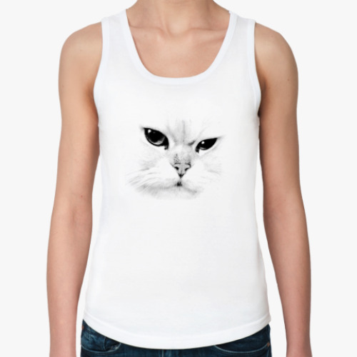 Женская майка White Cat