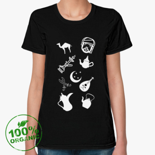 Женская футболка из органик-хлопка Я люблю Ближний Восток