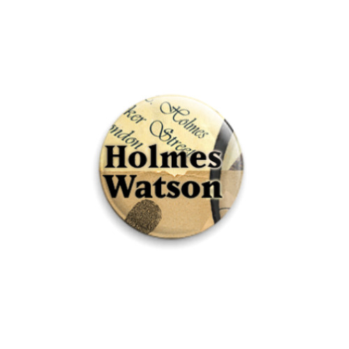 Значок 25мм Holmes/Watson (OTH31)