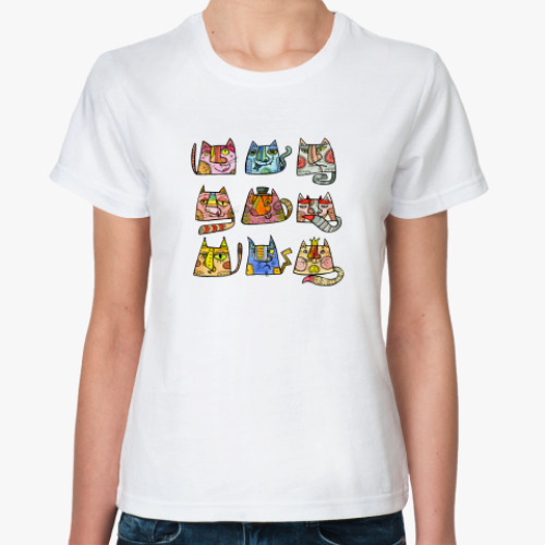 Классическая футболка Коты