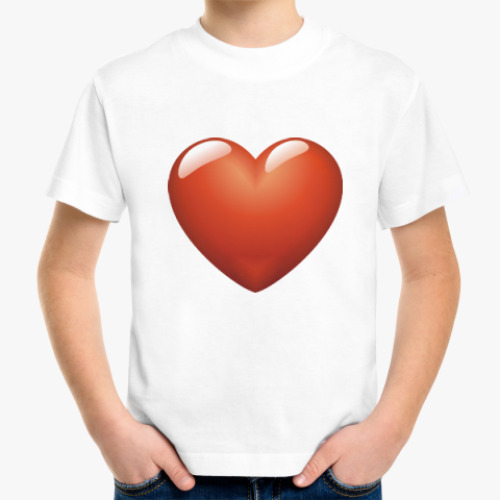 Детская футболка сердце любовь дружба для двоих