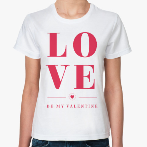 Классическая футболка LOVE