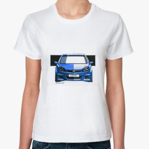 Классическая футболка Автомобиль Opel