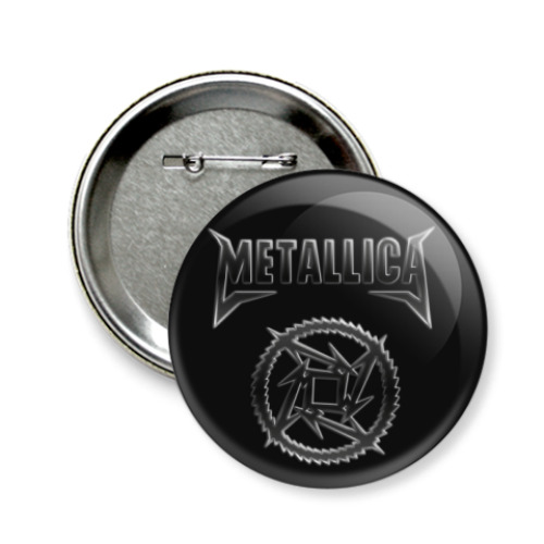 Значок 58мм Metallica