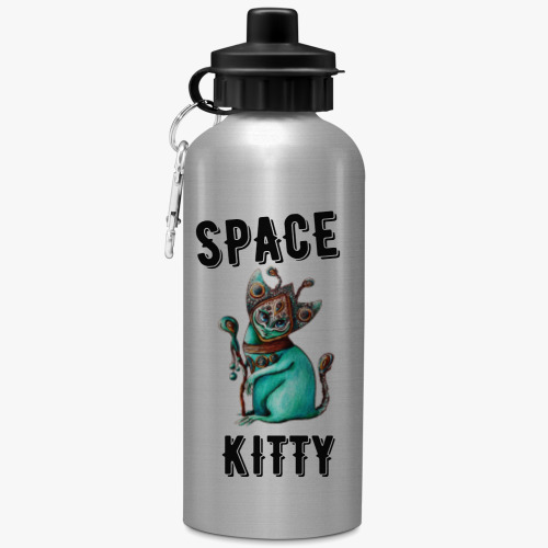 Спортивная бутылка/фляжка Space Kitty