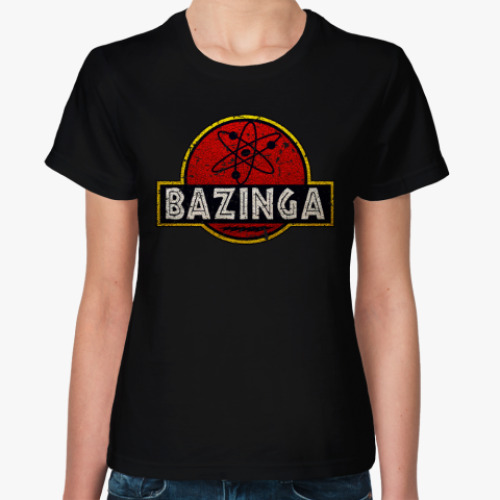 Женская футболка Bazinga!