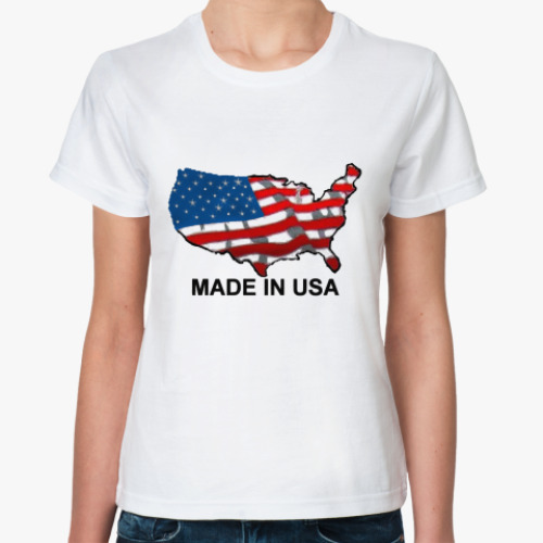 Классическая футболка MADE IN USA