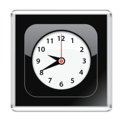 Магнит  iPhone:Clock
