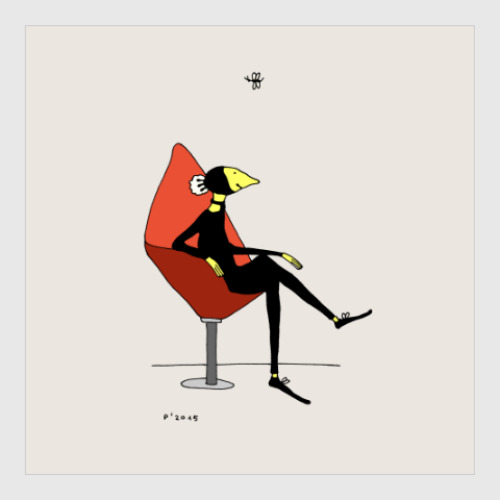 Постер Red Chair
