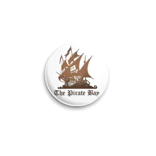 Значок 25мм  The Pirate Bay