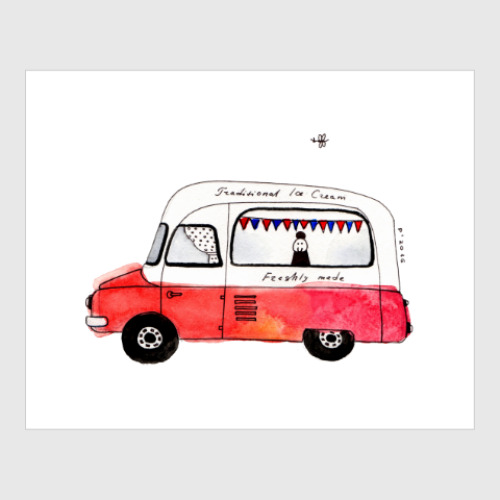Постер Ice Cream Van