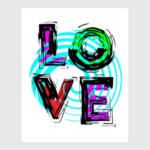 Постер LOVE, любовь.