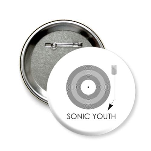 Значок 58мм Sonic Youth