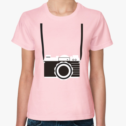 Женская футболка Фотоаппарат