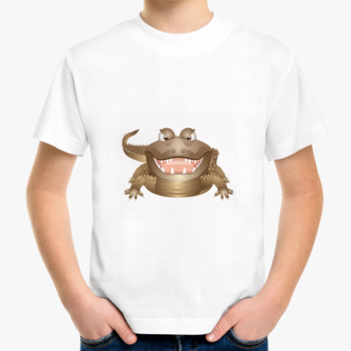 Детская футболка Крокодил