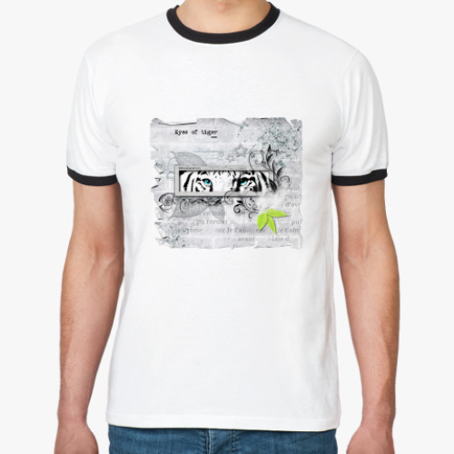 Футболка Ringer-T Глаза тигра