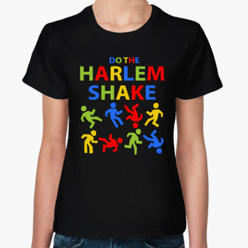 Женская футболка Harlem Shake