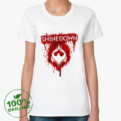 Женская футболка из органик-хлопка Shinedown